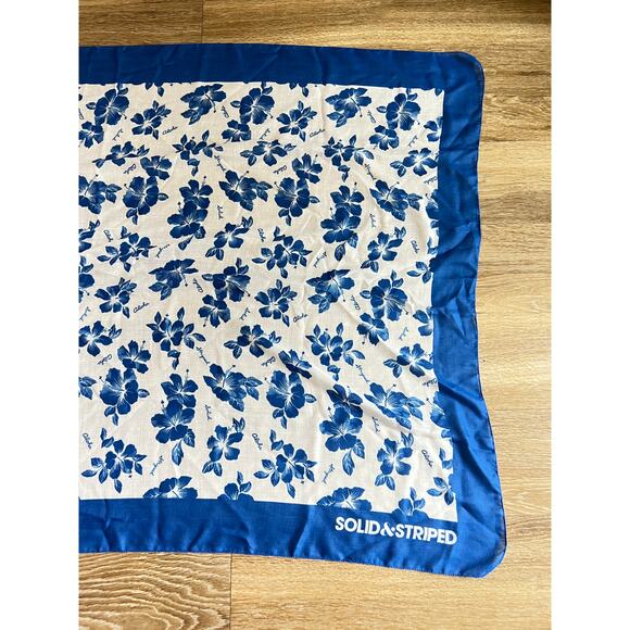 SOLID & STRIPED The Pareo Beach Sarong Scarf Aloha Floral Print Hawaiian - Picture 1 of 5